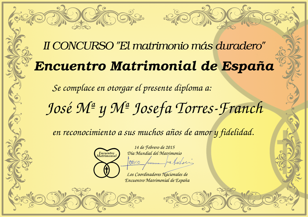  matrimonio mas duradero